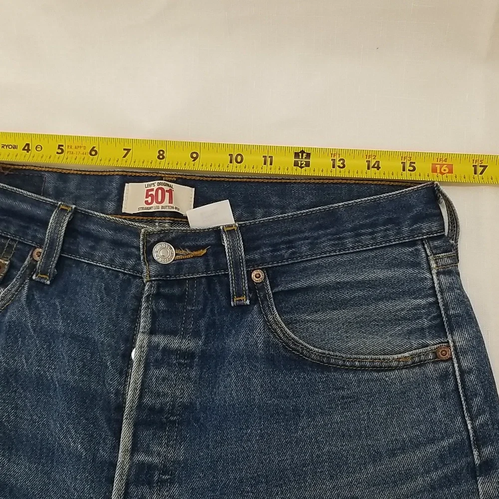Levi's 501 XX Vintage Denim Jeans Button Fly 100% Cotton Size 33X32 - Picture 4 of 12